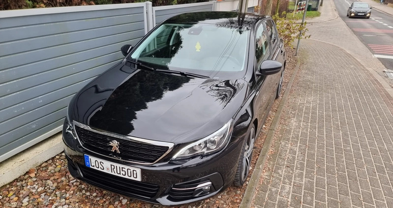 Peugeot 308 cena 58999 przebieg: 78000, rok produkcji 2019 z Polkowice małe 497